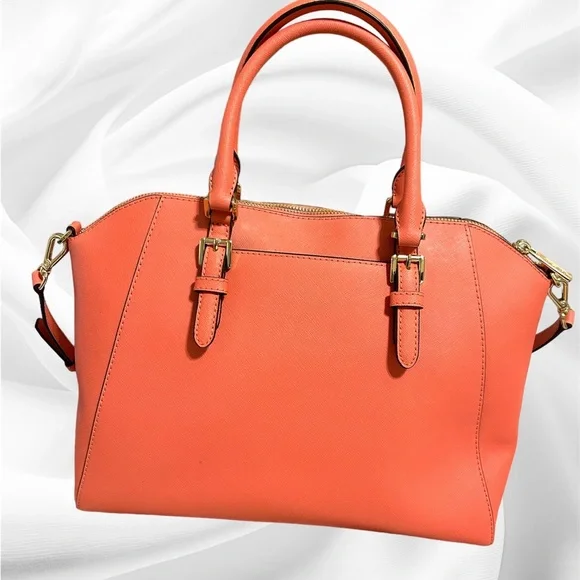 Michael kors pourse jet set travel pink grapefruit new - Picture 3 of 4